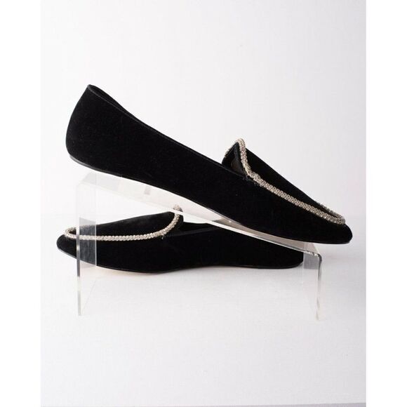 Zara Home Christmas Womens Jeweled Slippers Loafer - Picture 3 of 9